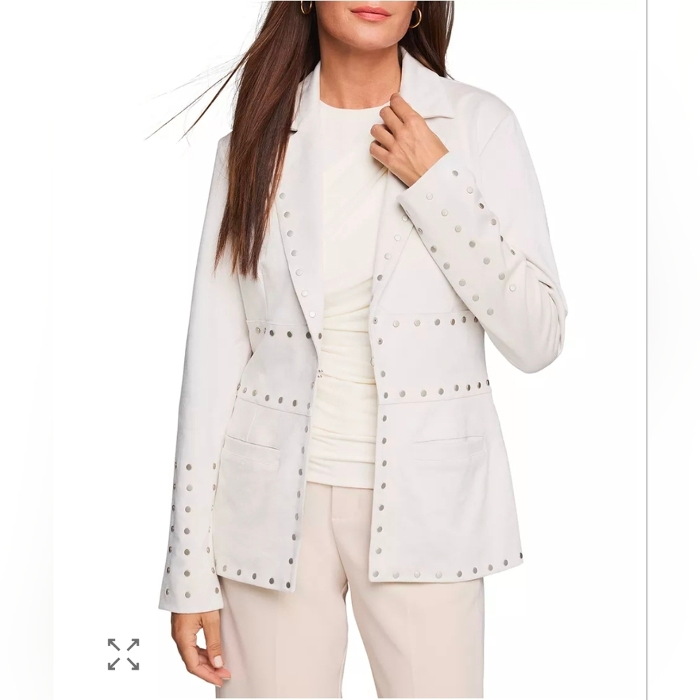 NIC+ZOE Womens Studded Blazer Size XS NWT $395 Western